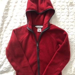 Columbia fleece hoodie size Sm